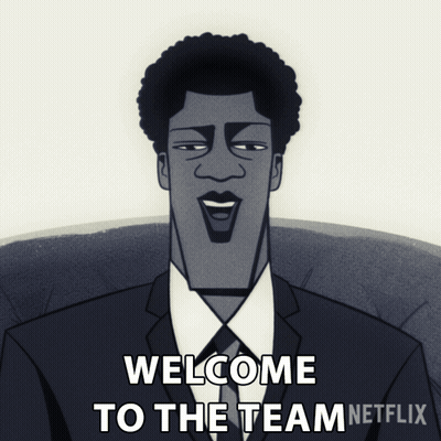 Man In Suit Says Welcome To The Team GIF