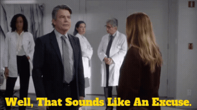 Man In Suit Says Well That Sounds Like An Excuse GIF