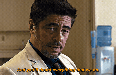 Man In Suit Says You'll Doubt Everything GIF