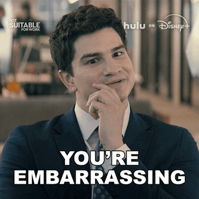 Man In Suit Says You're Embarrassed GIF