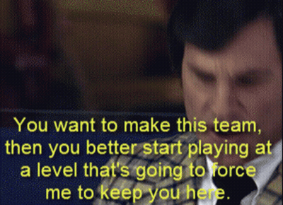 Man In Suit Says You Want Make Team GIF