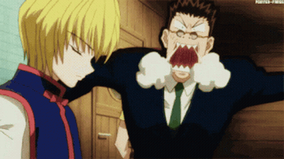 Man In Suit Screaming At Another Man GIF