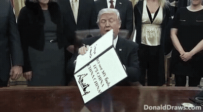 Man In Suit Signing Document GIF