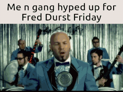 Man In Suit Singing Into Microphone GIF