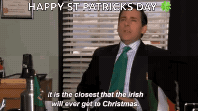 Man In Suit Sitting At Desk With Water Bottle GIF