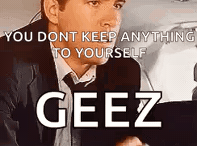 Man In Suit Sitting In Back Seat Of Car With Quote GIF