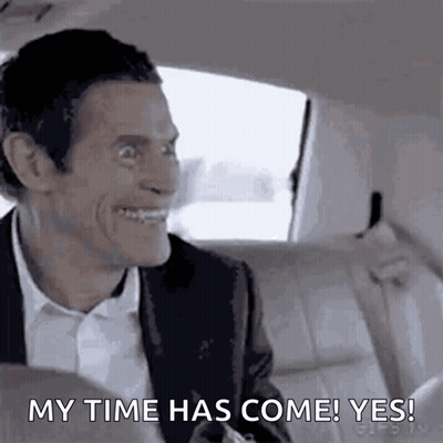 Man In Suit Sitting In Back Seat Of Car GIF