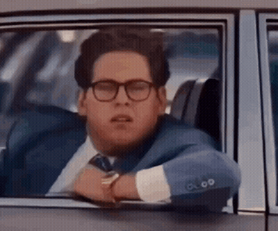 Man In Suit Sitting In Car GIF