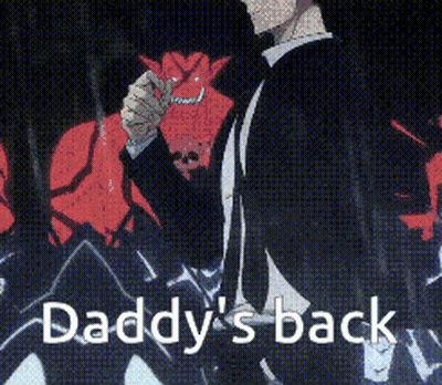 Man In Suit Sitting In Front Of Goodfellas Screen GIF