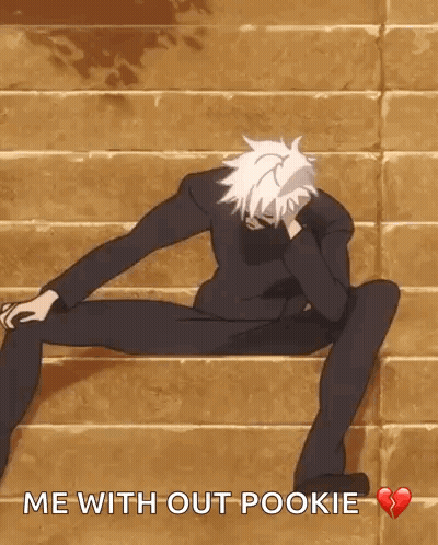 Man In Suit Sitting On Stairs With Broken Heart GIF