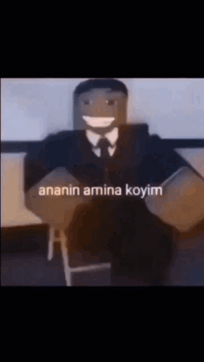 Man In Suit Sitting With Arms Outstretched Smiling GIF