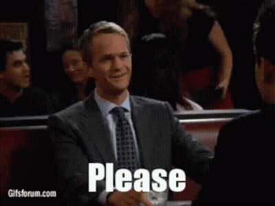 Man In Suit Sitting With Whiskey Saying Please GIF