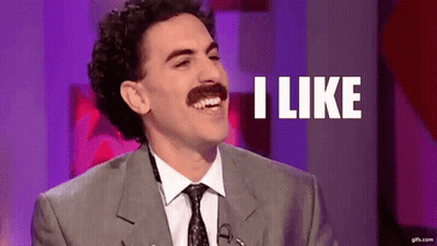 Man In Suit Smiling And Saying I Like GIF