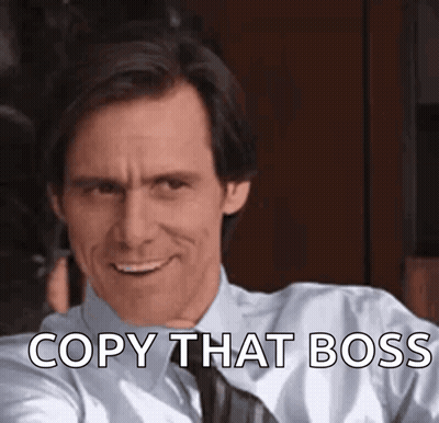 Man In Suit Smiling Copy That Boss GIF