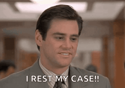 Man In Suit Smiling Rest My Case GIF