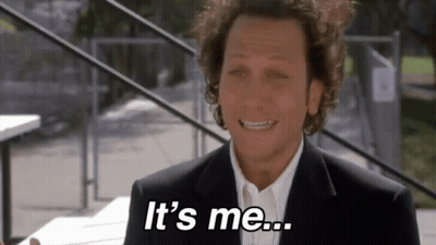 Man In Suit Smiling Saying It's Me GIF