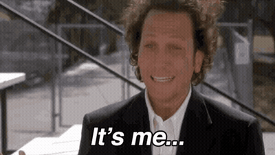 Man In Suit Smiling Saying It's Me GIF