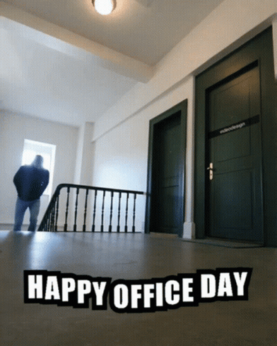 Man In Suit Smiling Saying Meeting Today GIF