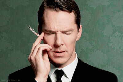 Man In Suit Smoking Cigarette Lost Smiles GIF