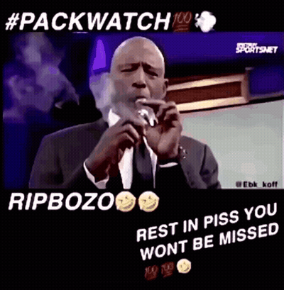 Man In Suit Smoking Cigarette Rip Bozo You Wont Be Missed GIF