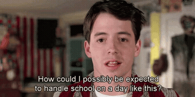 Man In Suit Smoking Cigarette When School Over GIF