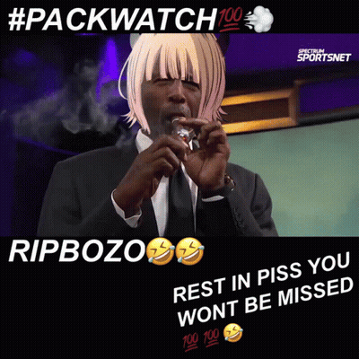 Man In Suit Smoking Rip Bozo Rest In Piss You Won't Be Missed GIF
