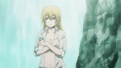 Man In Suit Standing Next To Man In White Shirt GIF