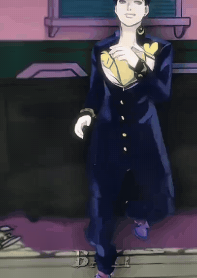 Man In Suit Standing On Sidewalk GIF