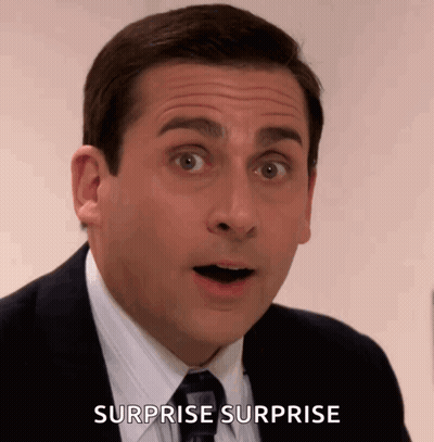 Man In Suit Surprised Saying Surprise GIF