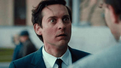 Man In Suit Surprised Talking To Another Man GIF