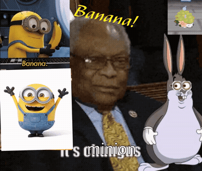 Man In Suit Surrounded By Minions GIF