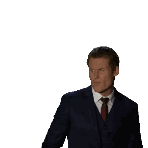 Man In Suit Taking Selfie Sticker