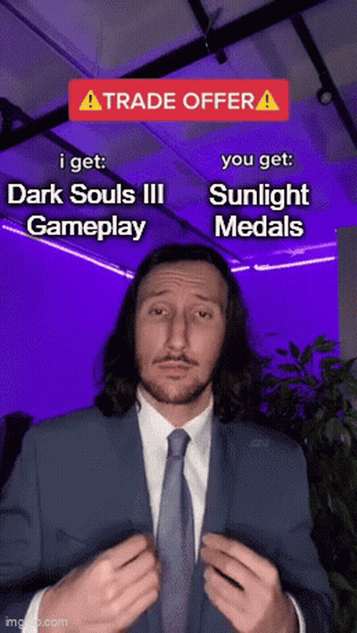 Man In Suit Talking About Trade Offer GIF