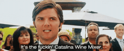 Man In Suit Talking About Wine Mixer GIF