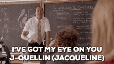 Man In Suit Talking In Classroom GIF