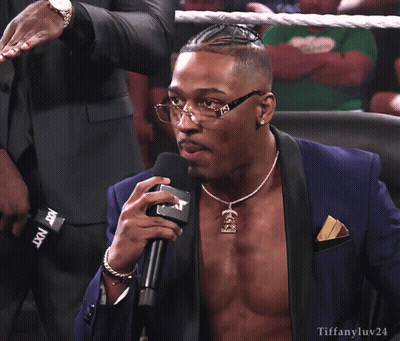 Man In Suit Talking Into Microphone Tiffanyluv24 GIF