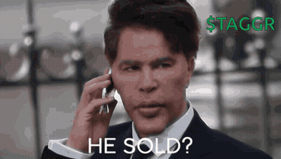 Man In Suit Talking On Cell Phone Saying He Sold GIF