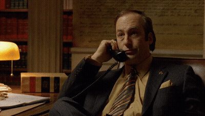 Man In Suit Talking On Phone No Deal No Dice GIF