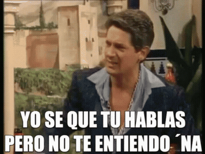 Man In Suit Talking Spanish To Another Man GIF