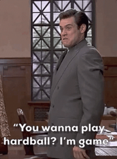 Man In Suit Talking To Another GIF