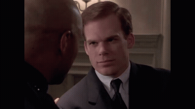 Man In Suit Talking To Another GIF