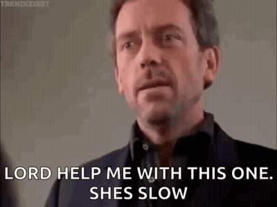 Man In Suit Talking To Another Man Lord Help Me With This One She's Slow GIF