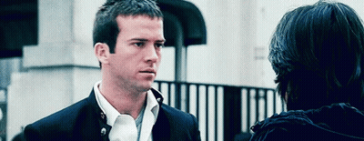 Man In Suit Talking To Another Man GIF