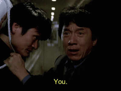 Man In Suit Talking To Another Man Saying You GIF