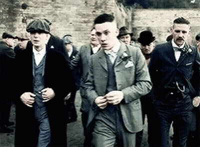 Man In Suit Talking To Another Man GIF