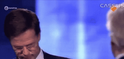 Man In Suit Talking To Another Man GIF
