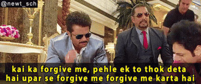 Man In Suit Talking To Sunglasses Man GIF