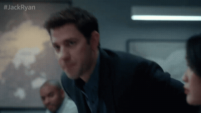 Man In Suit Talking To Woman In Conference Room #Jackryan GIF