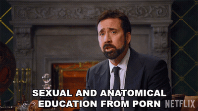 Man in Suit Talks About Porn Education