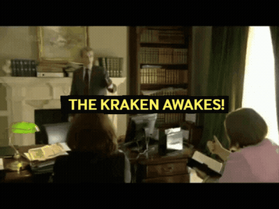 Man In Suit The Kraken Awakes GIF